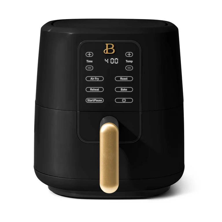 Beautiful 3 Qt Air Fryer with TurboCrisp Technology, Black Sesame by Drew Barrymore | Walmart (US)