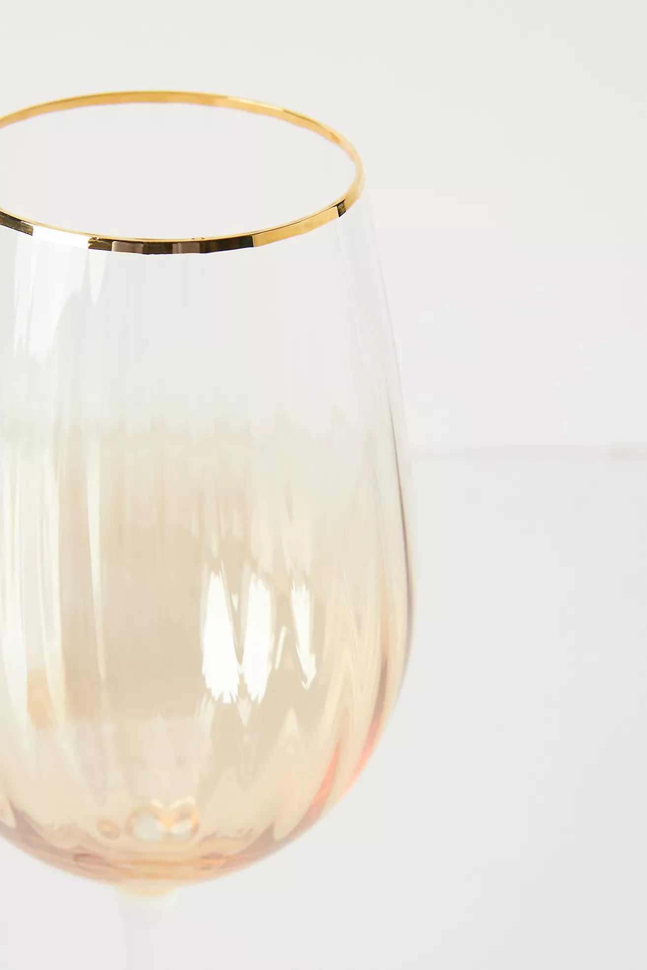 Waterfall Wine Glasses, Set of 4 | Anthropologie (US)