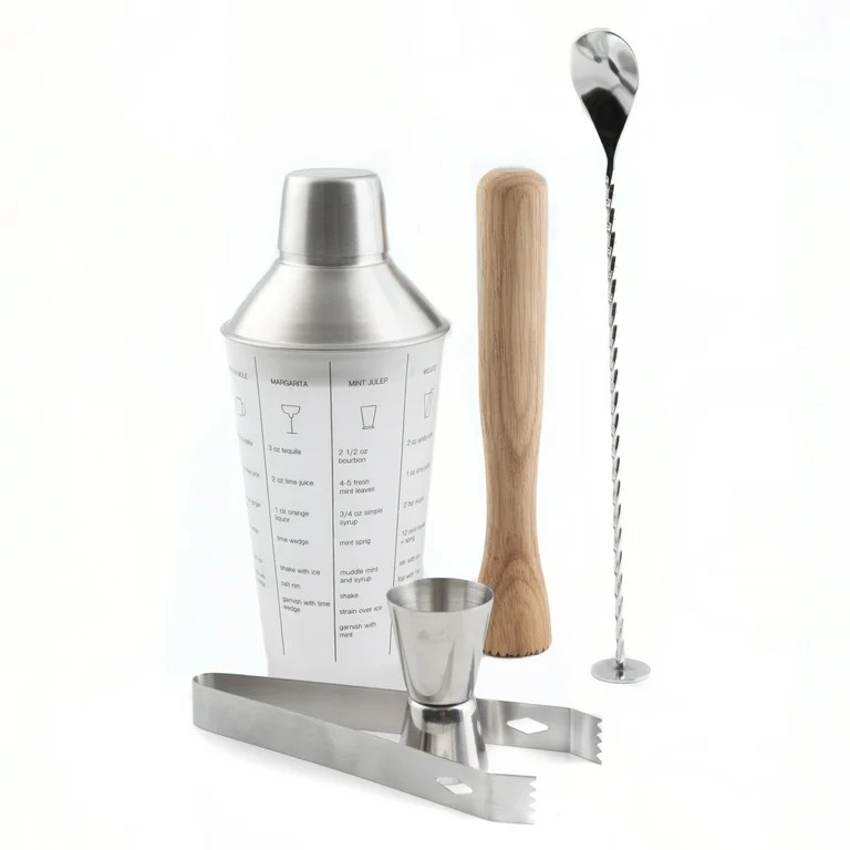 Bar340 by Cambridge 5 Piece Stainless Mixology Set | Walmart (US)