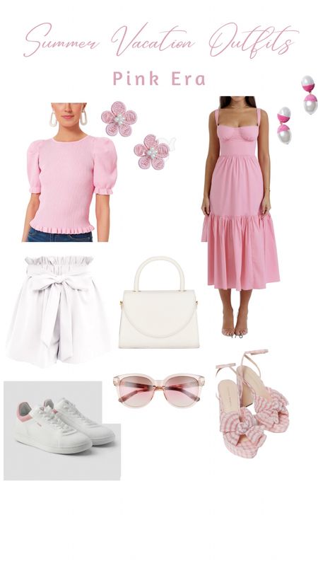 Pink summer vacation outfits, Barbie pink, Nantucket style, feminine style  

#LTKshoecrush #LTKxNSale #LTKsalealert