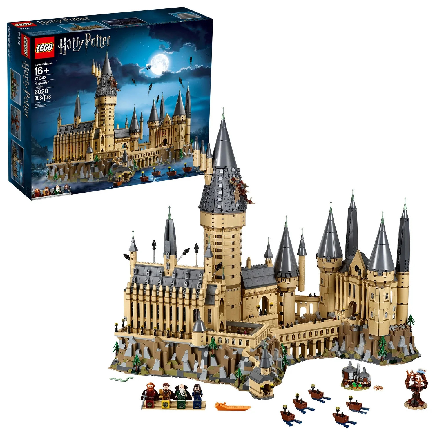 LEGO Harry Potter 71043 Hogwarts Castle (6020 Pieces) Building Kit - Walmart.com | Walmart (US)