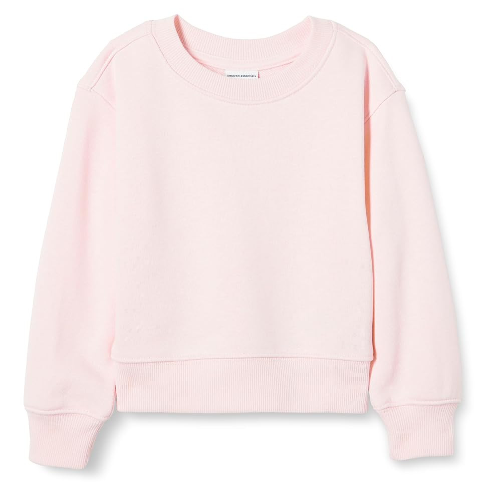 Amazon Essentials Girls and Toddlers' Crew Neck Sweatshirt | Amazon (US)