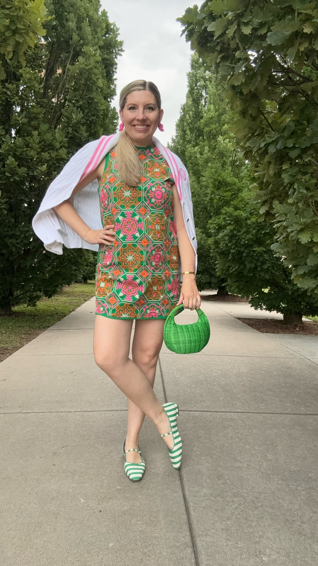 Look 3 - Main Street Muse 🎡 
A curated style series 

You might recognize this colorful embroidered dress from my Garden Society series - it’s such a statement piece that I knew I’d bring it back for Main Street Muse. This time I styled it with different accessories to highlight new pops of color and added a cozy cardigan since the temps had finally started to cool. ✨

To me, this is the perfect example of why I believe in statement pieces you can repeat often - when the foundation is this bold, all it takes is a shift in accessories (or layers!) to give it a whole new personality.

🌻 About Main Street Muse: This capsule captures the very last golden moments of summer as they shift into fall - playful color, vintage-inspired details, and whimsical styling that’s equal parts nostalgic and new.

#MainStreetMuse #CapsuleWardrobe #GardenSocietyCapsule #StatementStyle #EmbroideredDress #ColorfulStyle #CapsuleDressing #TransitionalStyle #CapsuleCloset #OOTDinspo #WhimsicalWardrobe #FallStyleInspo

#LTKShoeCrush #LTKSeasonal #LTKStyleTip