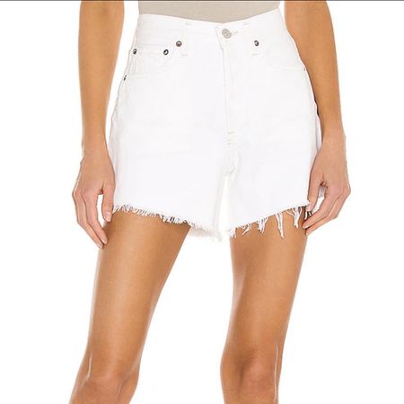 Agolde Jean Shorts
Summer Outfit Essential 
White Jeans 
#LTKstyletip
#LTKSeasonal