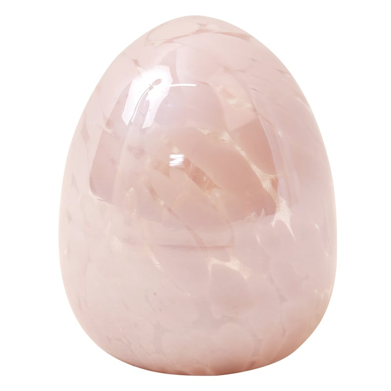 Providence Pink Glass Easter Egg, 3.5" | At Home