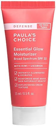 Paula's Choice-DEFENSE Essential Glow Moisturizer with SPF 30 , Vitamin C & E, Niacinamide, Argan... | Amazon (US)