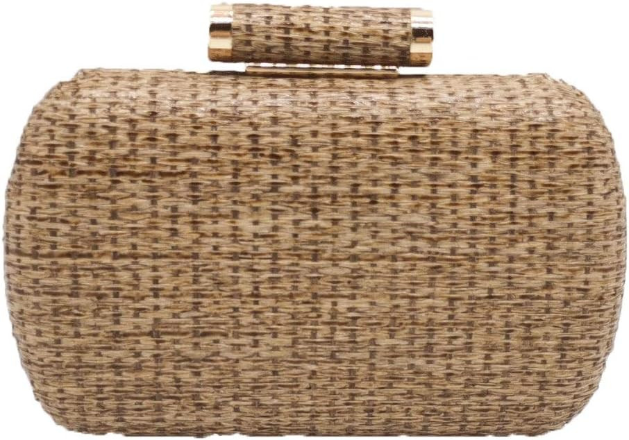 Boutique De FGG Straw Clutch Purse for Women Summer Beach Bag Wedding Hand-Woved Evening Handbags... | Amazon (US)