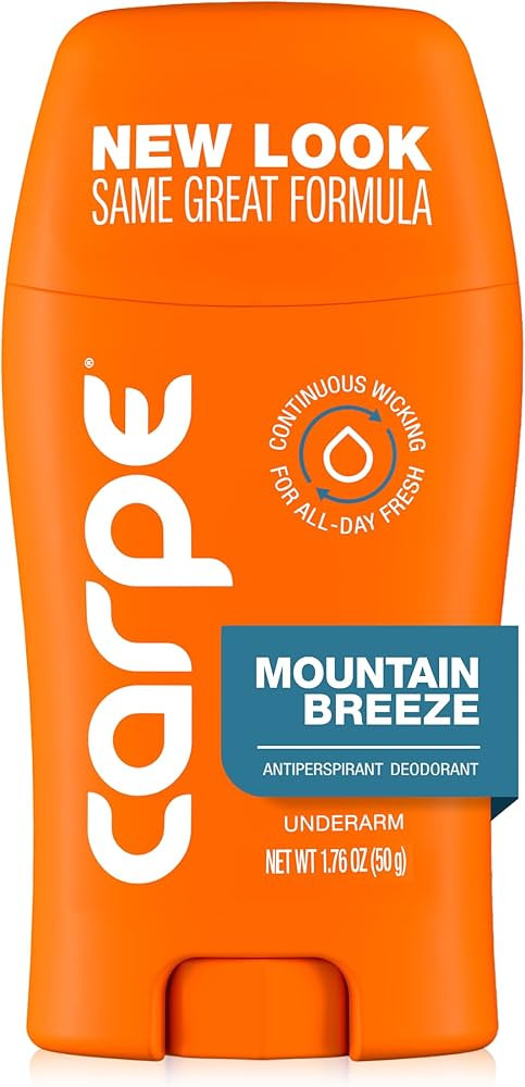 Carpe Underarm Antiperspirant Deodorant for Men and Women - 72 Hour Sweat & Odor Control - Clinic... | Amazon (US)