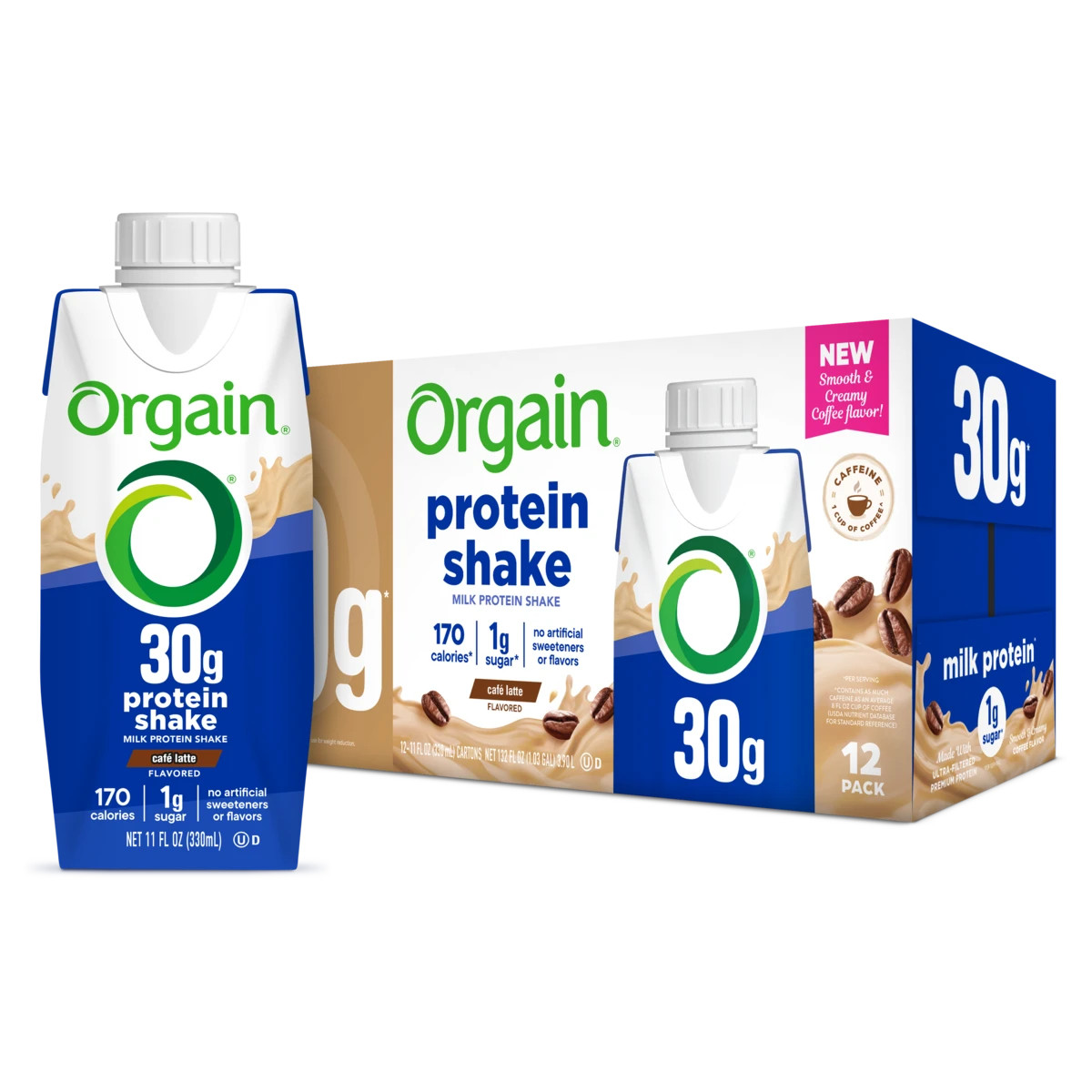 Café Latte 30g Protein Shake | Orgain | Orgain