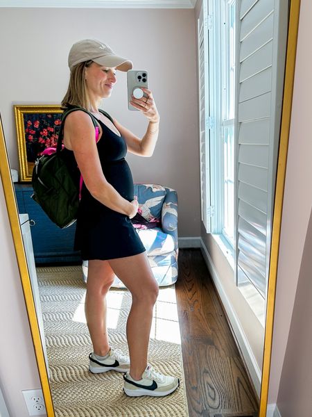 This Amazon dress is bump friendly and so comfortable. It’ll be cute in cooler temperatures with a half zip or regular sweatshirt! I wore it before I got pregnant too and loved it! 

I love love love this backpack too. It’s small but holds so much, is lightweight  and collapses flat which makes it great for travel. It comes in lots of colors too. 

#LTKunder50 #LTKSeasonal #LTKbump
