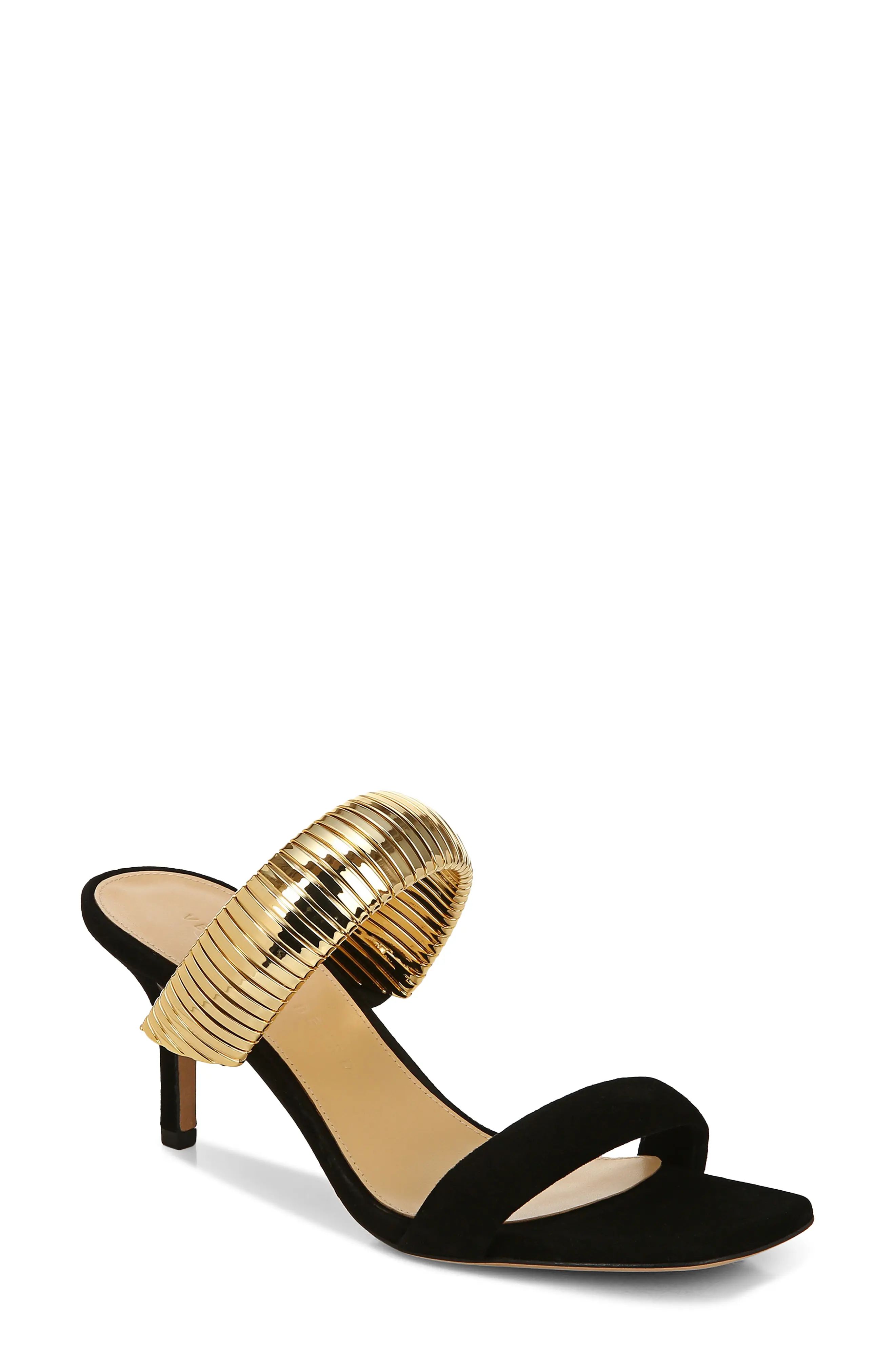 Veronica Beard Meena Sandal in Black/Black at Nordstrom, Size 8.5 | Nordstrom