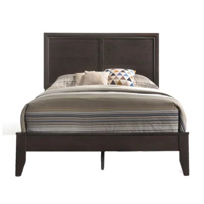 Classic Panel Bed With Rectangular, Low - Profile Footboard And Tapered Legs For Timeless Bedroom Decor | Wayfair North America