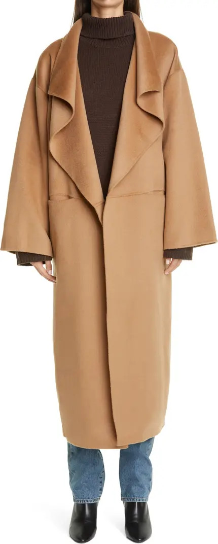 Annecy Open Front Wool & Cashmere Coat | Nordstrom