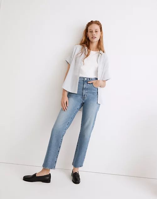 The Perfect Vintage Straight Jean in Montville Wash | Madewell