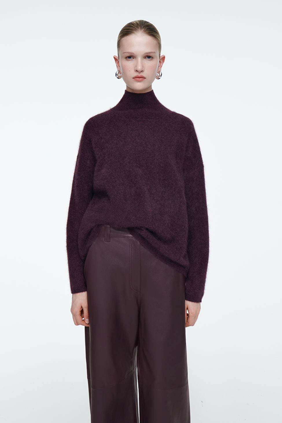 BRUSHED-CASHMERE TURTLENECK JUMPER | COS UK