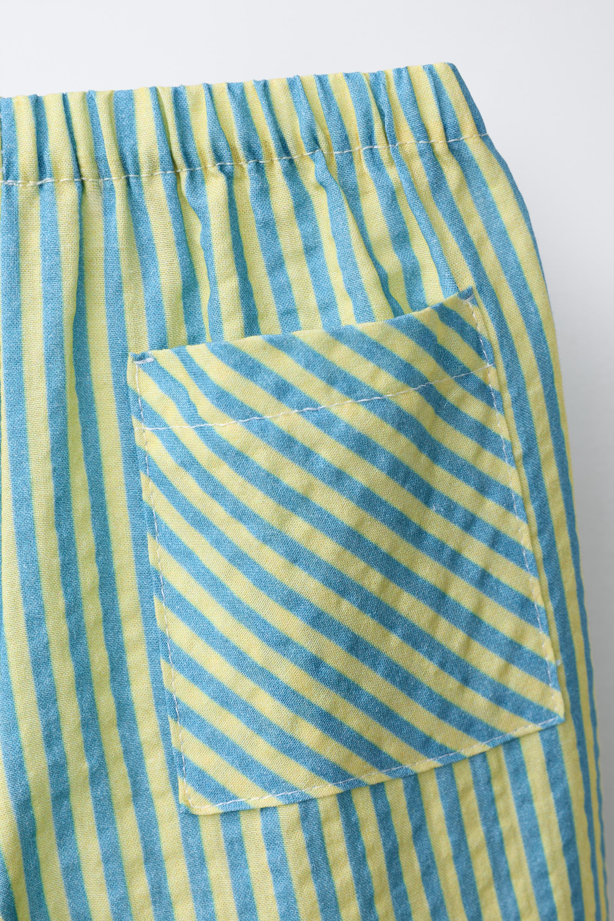 STRIPED BAGGY PANTS | Zara US