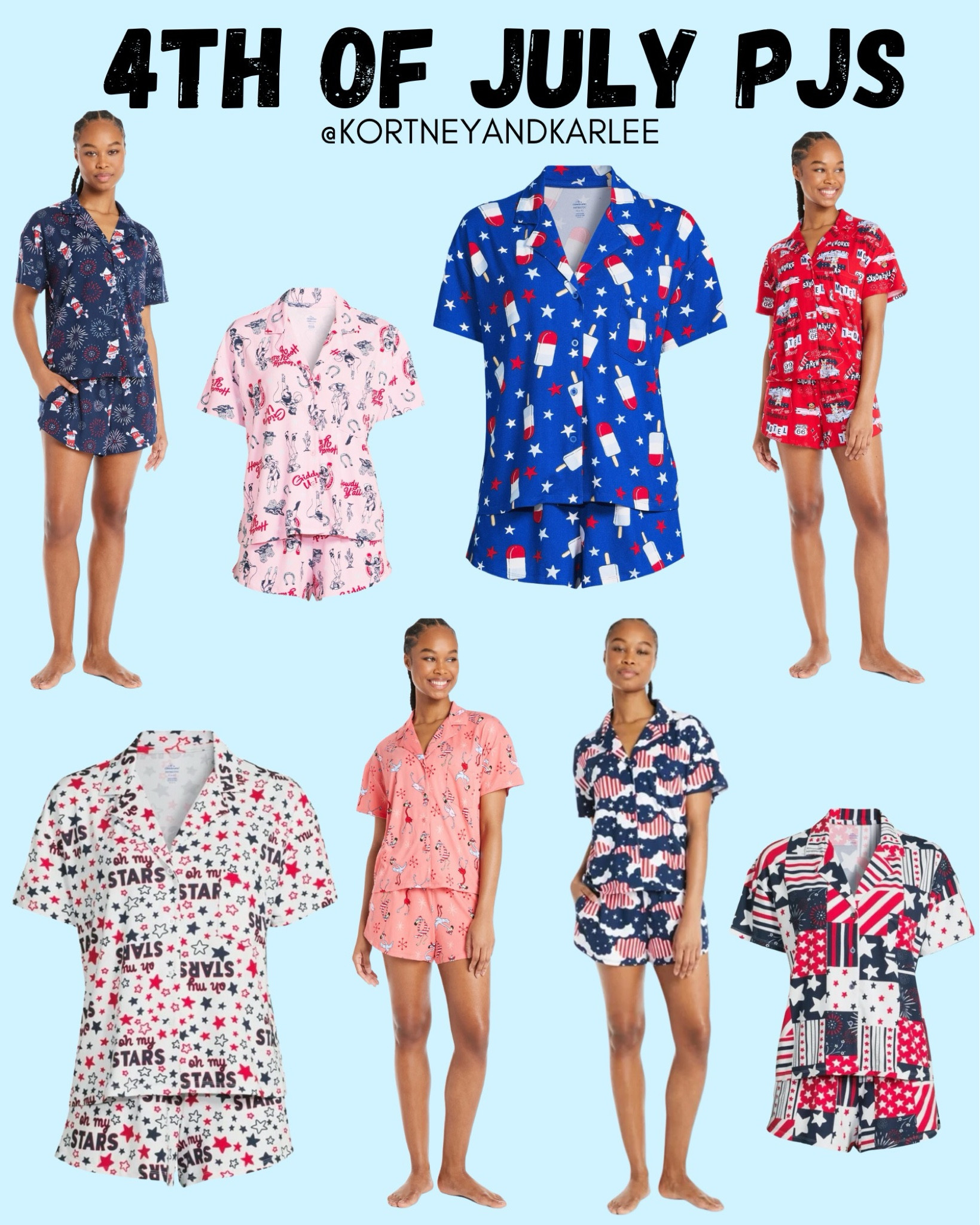 4th of July Pjs!

Kortney and Karlee | #kortneyandkarlee #LTKfindsunder50 #LTKfindsunder100 #LTKSeasonal