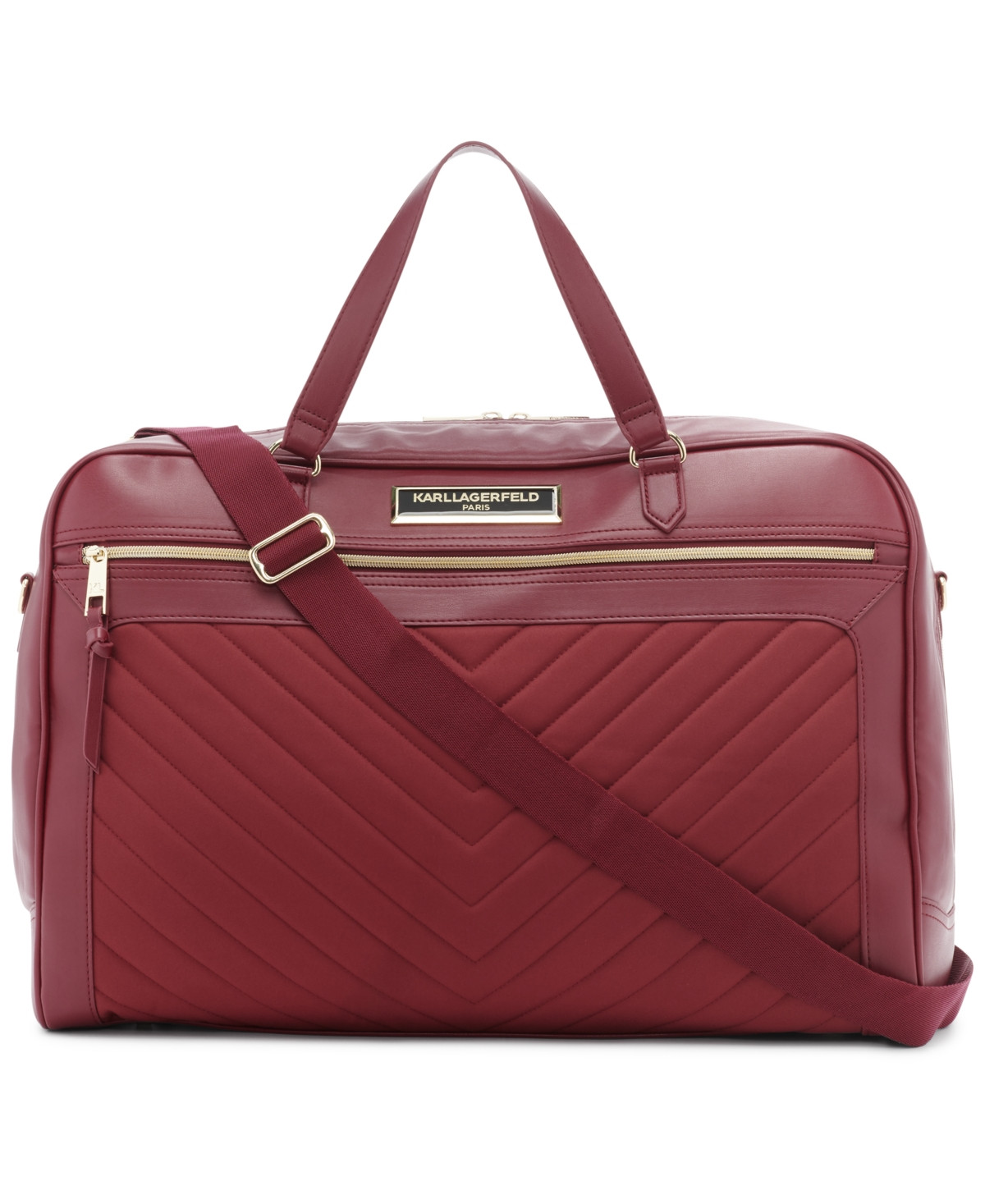 Karl Lagerfeld Chevron Duffel | Macys (US)