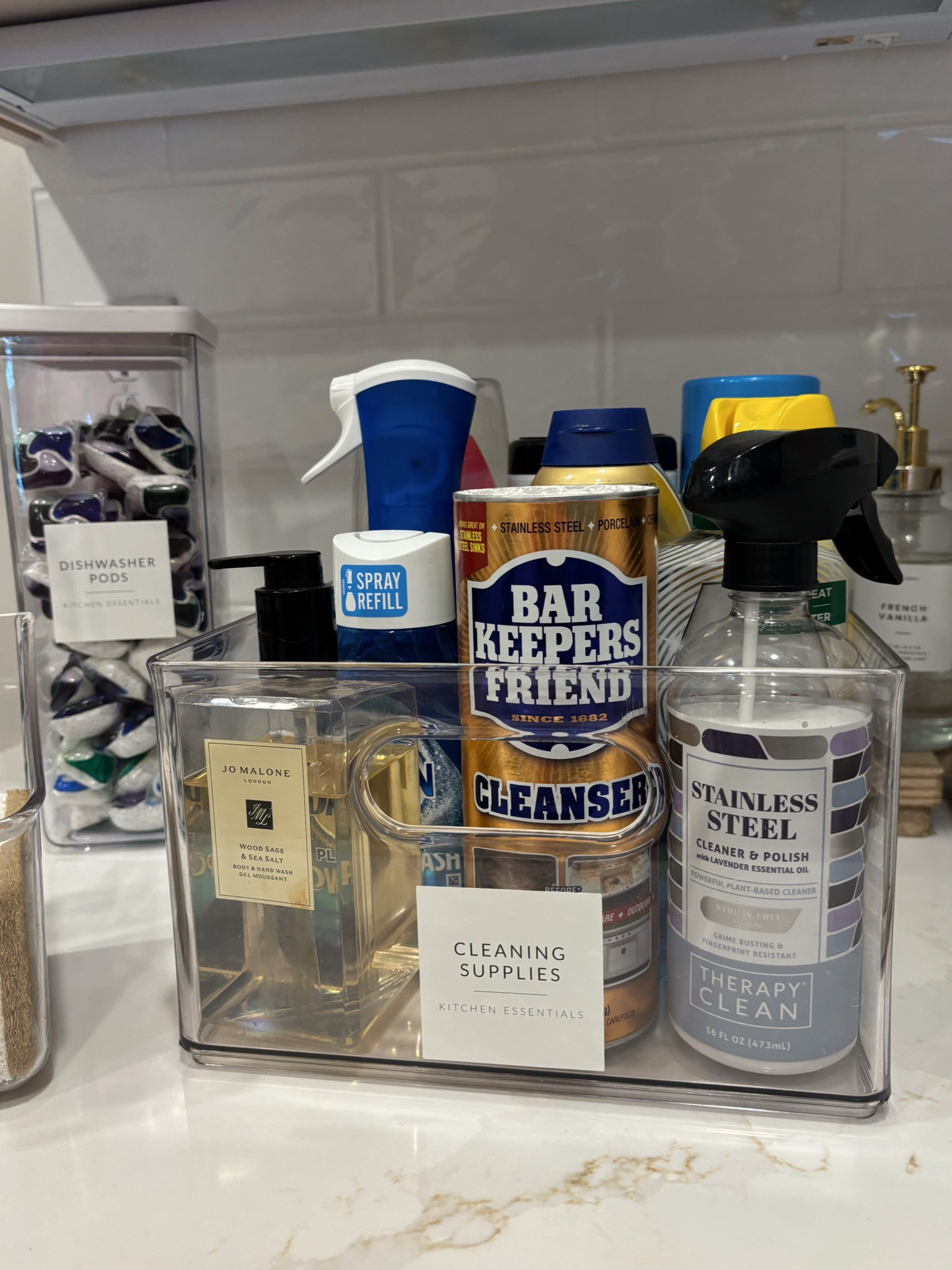 Kitchen cleaning organization 

#LTKHome