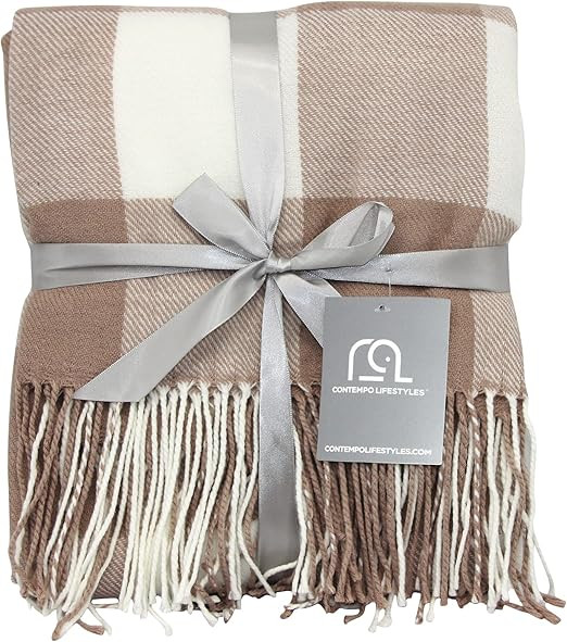 Blankets - Buffalo Plaid Throw Blanket - Decorative Classic Blanket - Comfortable and Ultra-Soft ... | Amazon (US)