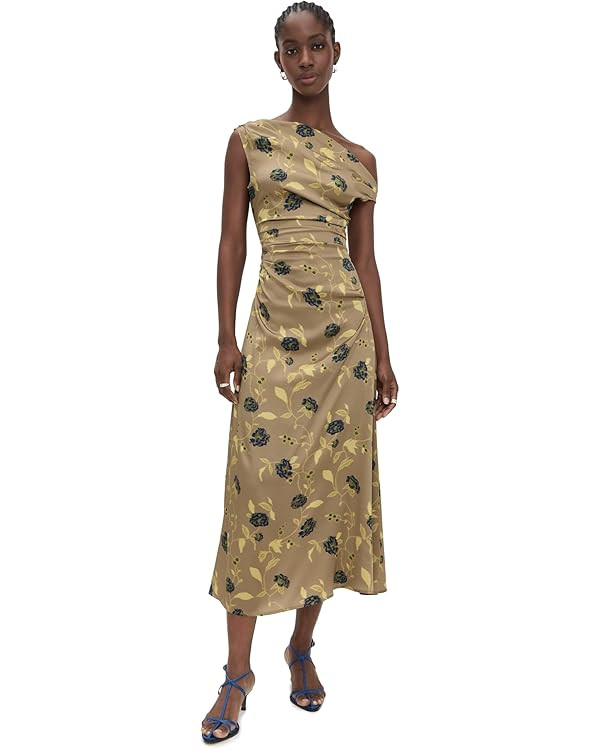 STAUD Women's Phare Silk Dress | Amazon (US)