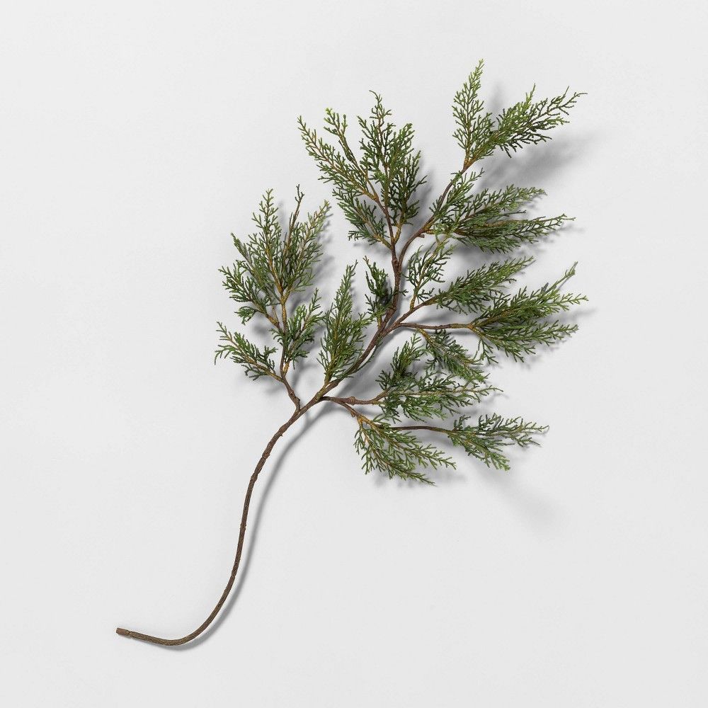 34"" Faux Cedar Branch Stem - Hearth & Hand with Magnolia | Target