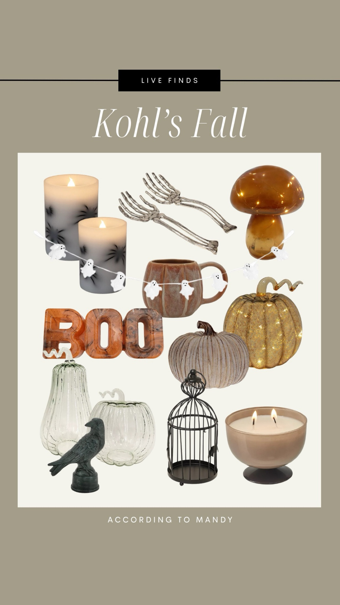 Kohl’s Fall finds + faves from my live! 

Kohls, seasonal home decor, fall decor, halloween decor, halloween finds, fall finds, affordable fall decorr

#LTKSeasonal #LTKFindsUnder50 #LTKFallSale