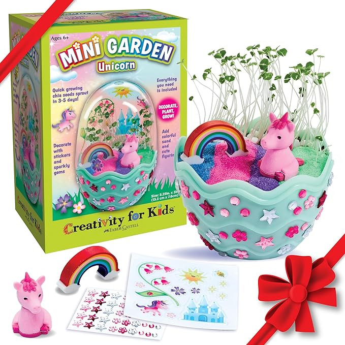 Creativity for Kids Mini Garden: Magical Unicorn Terrarium Kit - Unicorn Gifts for Girls, Kids Cr... | Amazon (US)