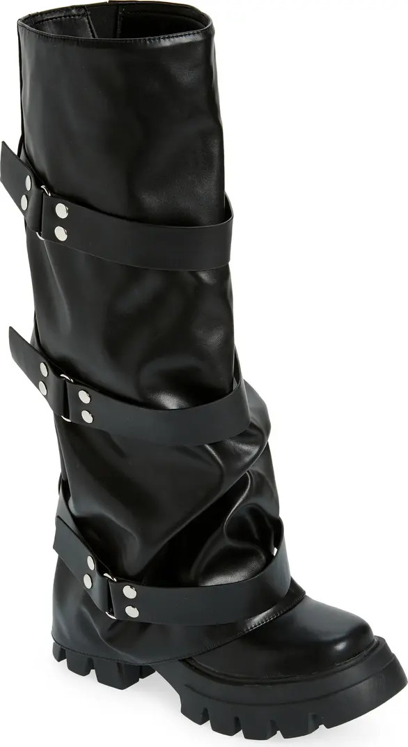 AZALEA WANG Charna Lug Sole Knee High Boot (Women) | Nordstromrack | Nordstrom Rack