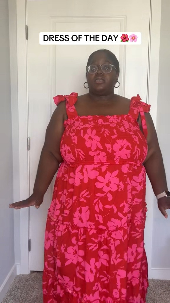 Pink and red? Don’t mind if I do! Shop this cute summer dress today! #plussize #plussizefashion #plussizestyle #summerdresses #dresses #cutedresses #amazonfinds 

#LTKFindsUnder50 #LTKStyleTip #LTKPlusSize