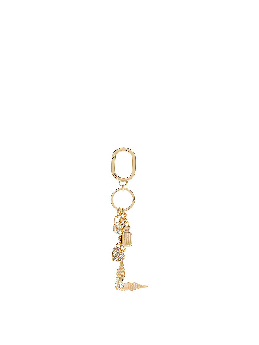 Buy Angel Wings Bag Charm Keychain, Gold Heritage Charm - Order Small Accessories online - Victor... | Victoria's Secret (US / CA )