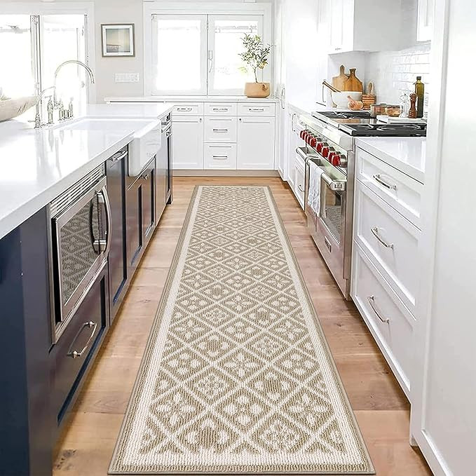Ileading Runner Rugs for Hallways 2x8ft Non Slip Kitchen Floor Mats with Rubber Backing Absorbabl... | Amazon (US)