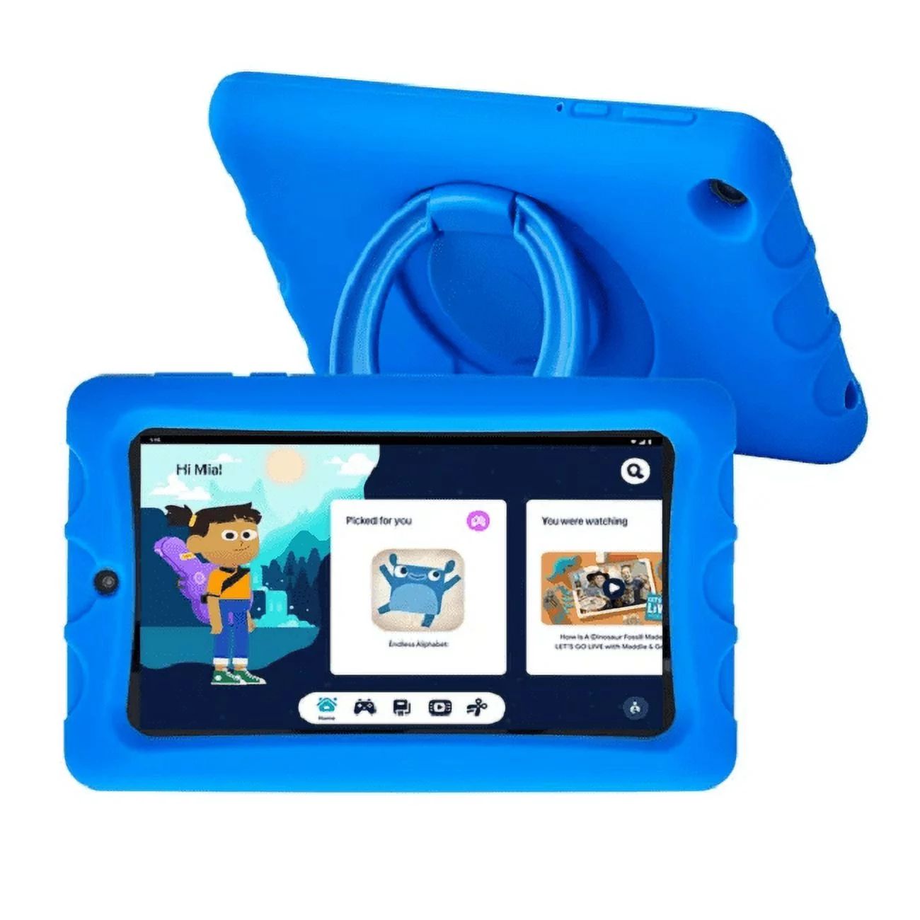 onn. 7" Kids Tablet, 32GB (2022 Model) , 2.0 GHz Quad-Core Processor, Blue | Walmart (US)