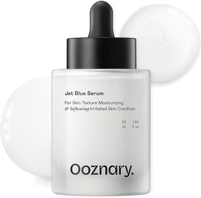 Ooznary Jet Blue Serum with 8 Types of Hyaluronic Acid plus Squalane and Ceramide, Extra Hydratin... | Amazon (US)