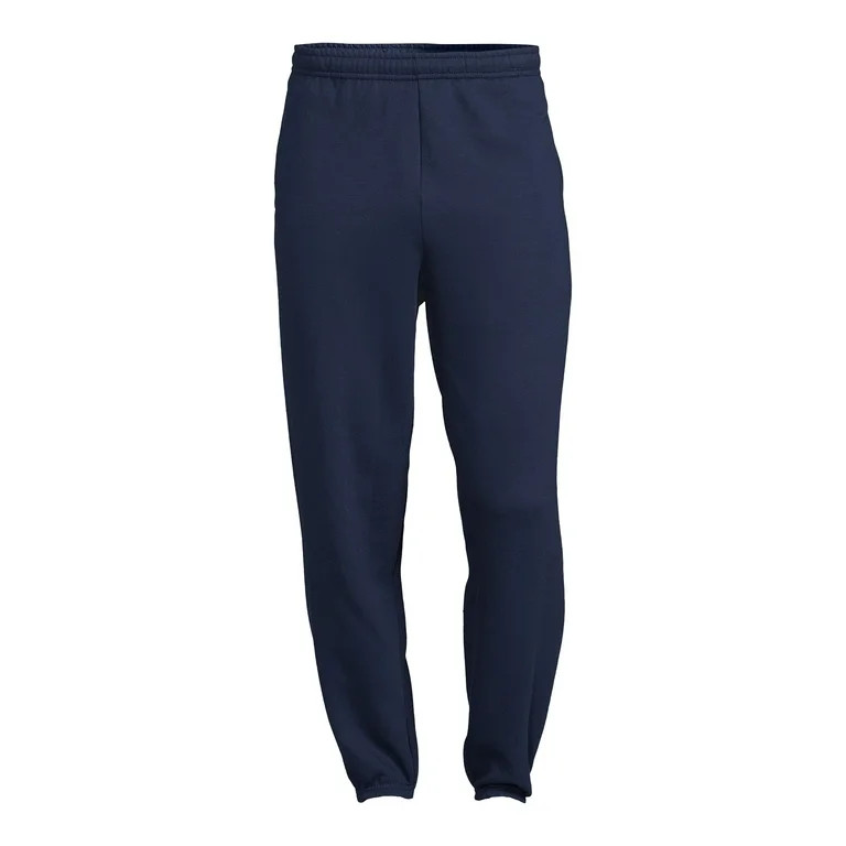 Athletic Works Men's & Big Men's Fleece Elastic Bottom Sweatpants, Sizes S-4XL | Walmart (US)