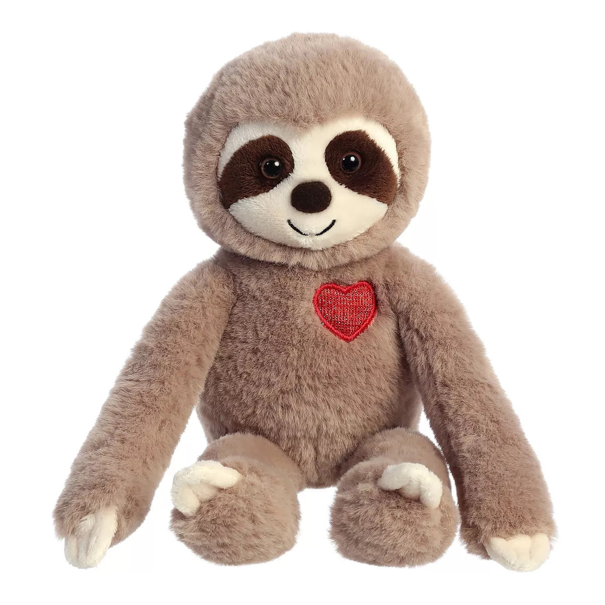 Aurora Valentines 12" Sweety Sloth Brown Brown Stuffed Animal | Target