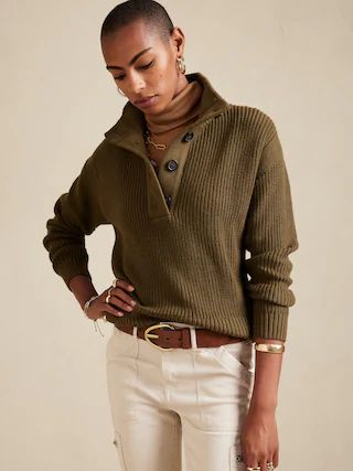 Mock-Neck Sweater | Banana Republic Factory