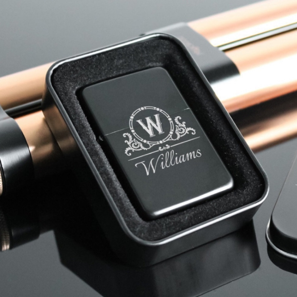 Engraved lighters for groomsmen gifts 