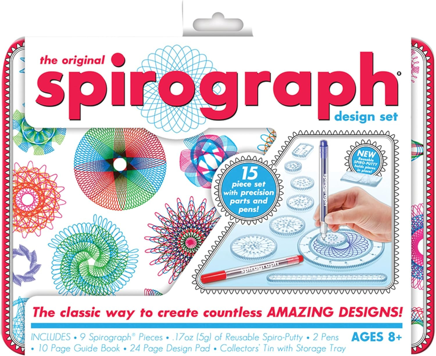 Spirograph Design Set Collectors Tin – Arts and Crafts, Kids Toys, Art Supplies, Craft Supplies... | Amazon (US)