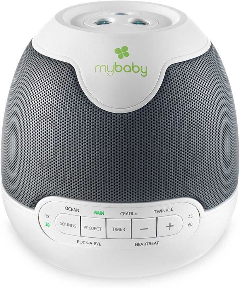 MyBaby Lullaby Sound Machine & Projector – Baby Sleep Machine Plays 6 Sounds & Lullabies, Proje... | Amazon (US)