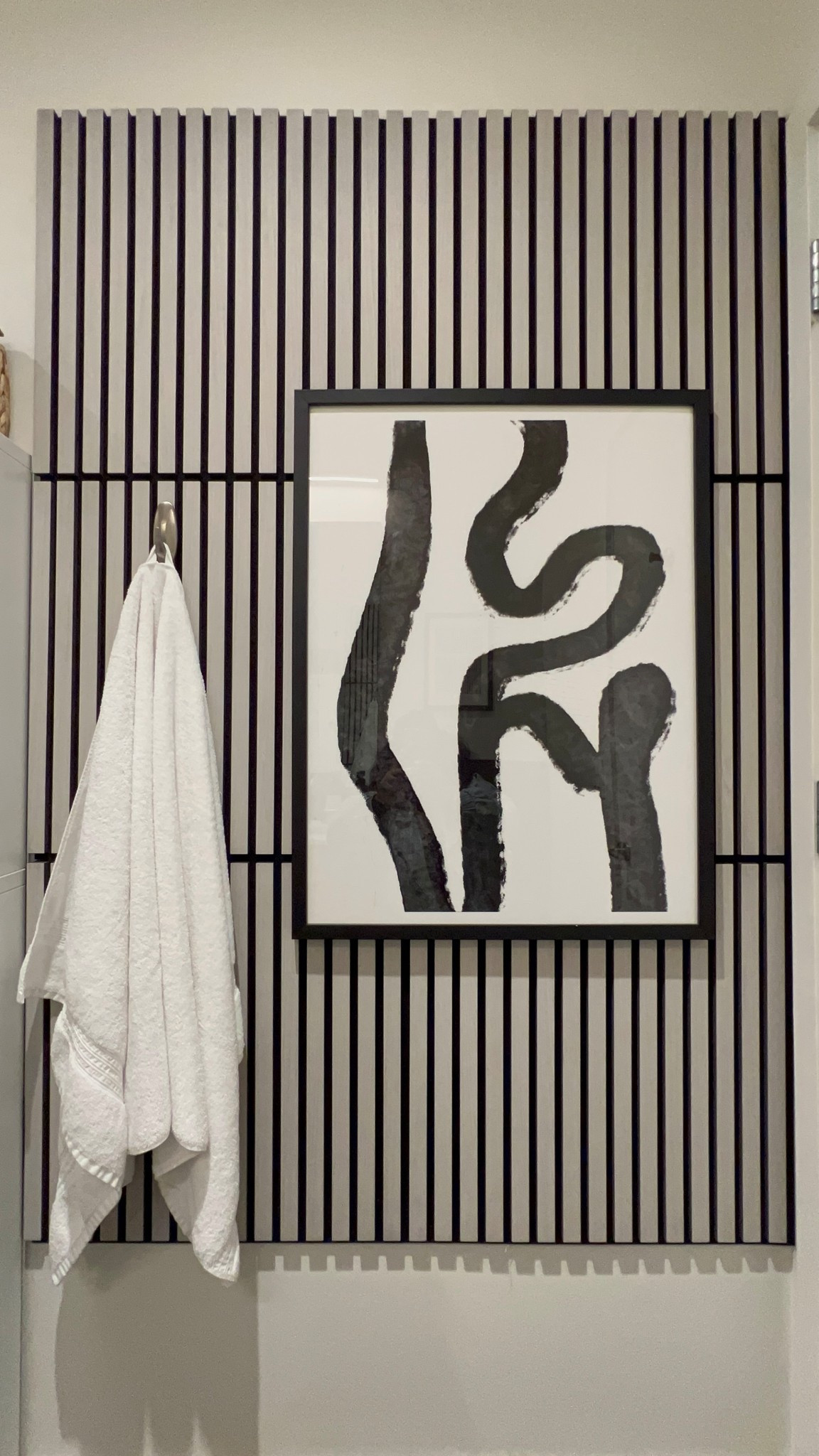 Making my bathroom extra crazy with acoustic wood slat walls!

I have a silent exhaust fan and I wanted something to help with bathroom sounds. 

This was the perfect solution and it’s so darn cute!!

#bathroomgoals #diy #homedecor

#LTKHome #LTKdayinmylife #LTKSaleAlert