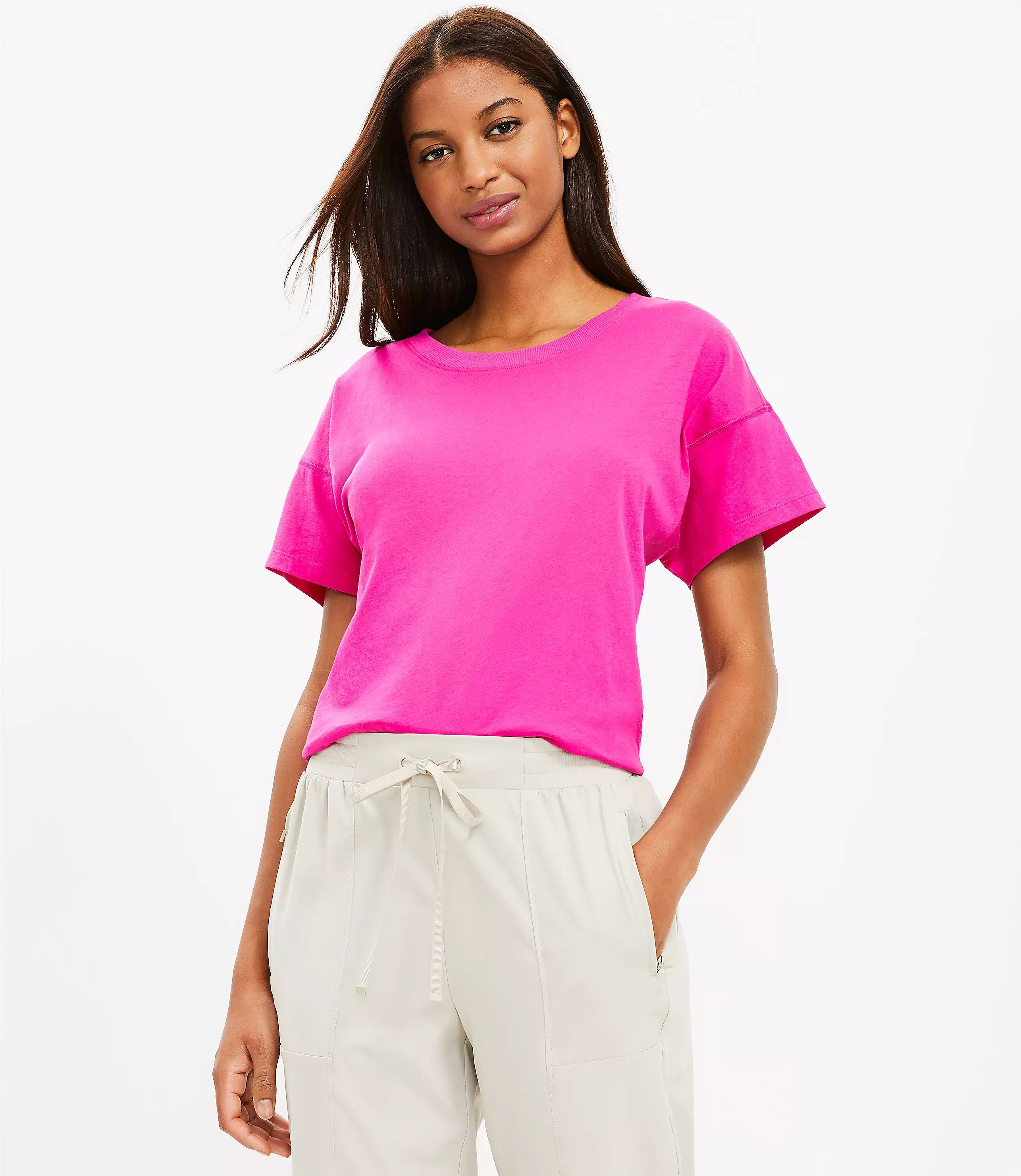 Lou & Grey Relaxed Softslub Jersey Tee | LOFT