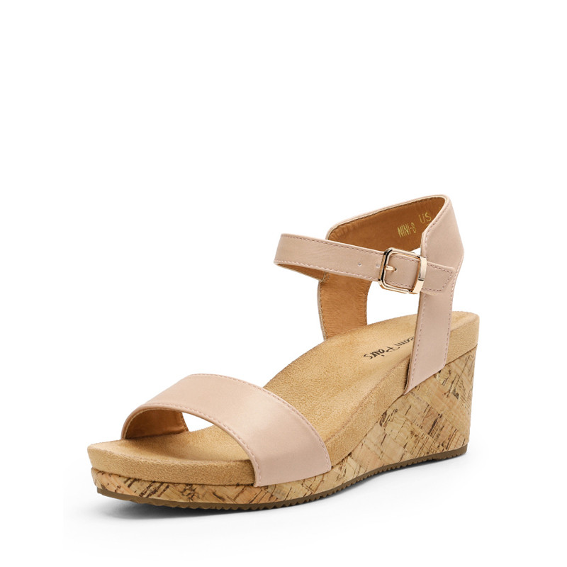 Buckle Platform Wedge Sandals | Dream Pairs