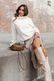 Cersi Knit Sweater - Cream | Petal & Pup (US)