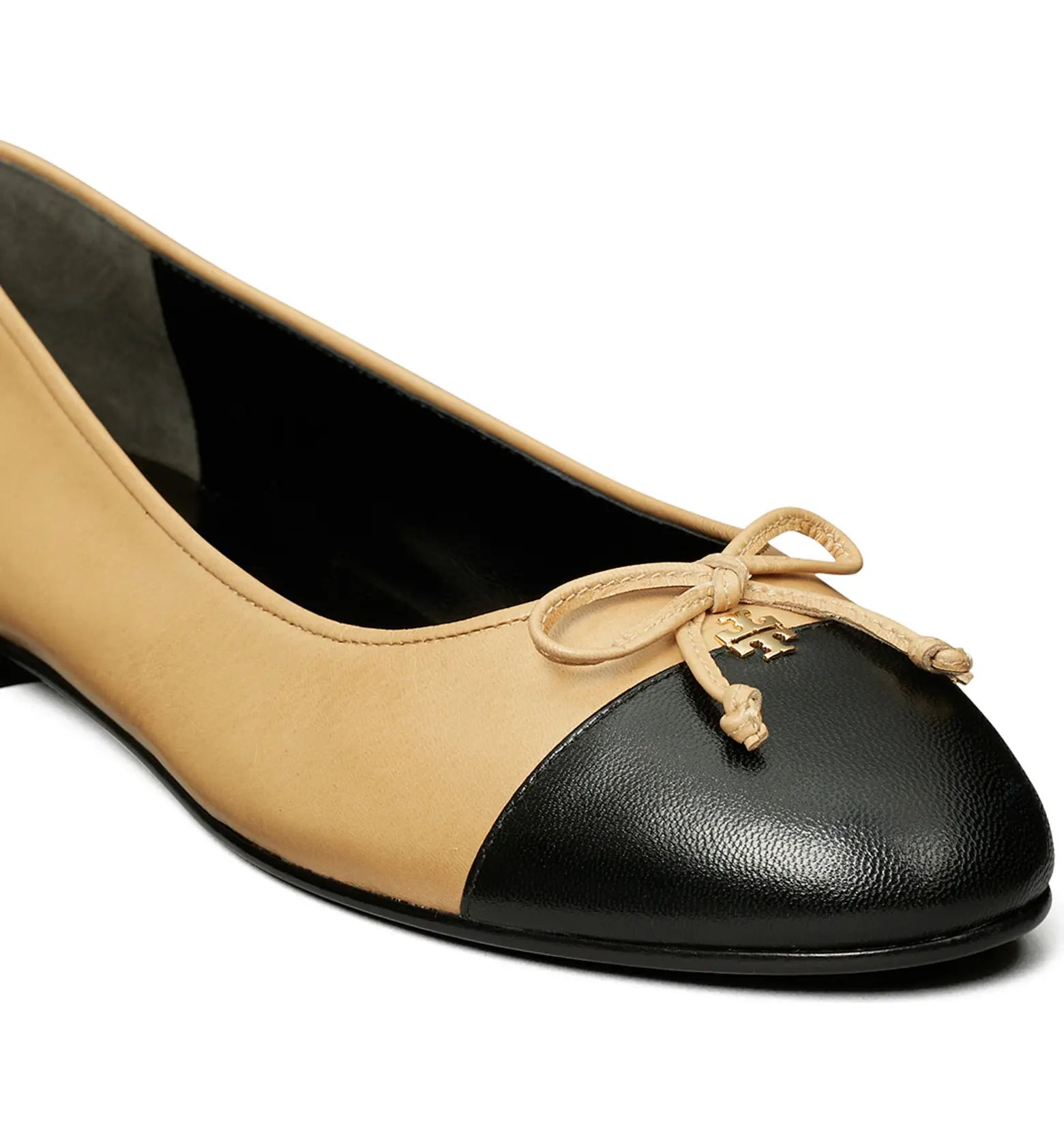 Bow Logo Cap Toe Ballet Flat (Women) | Nordstrom