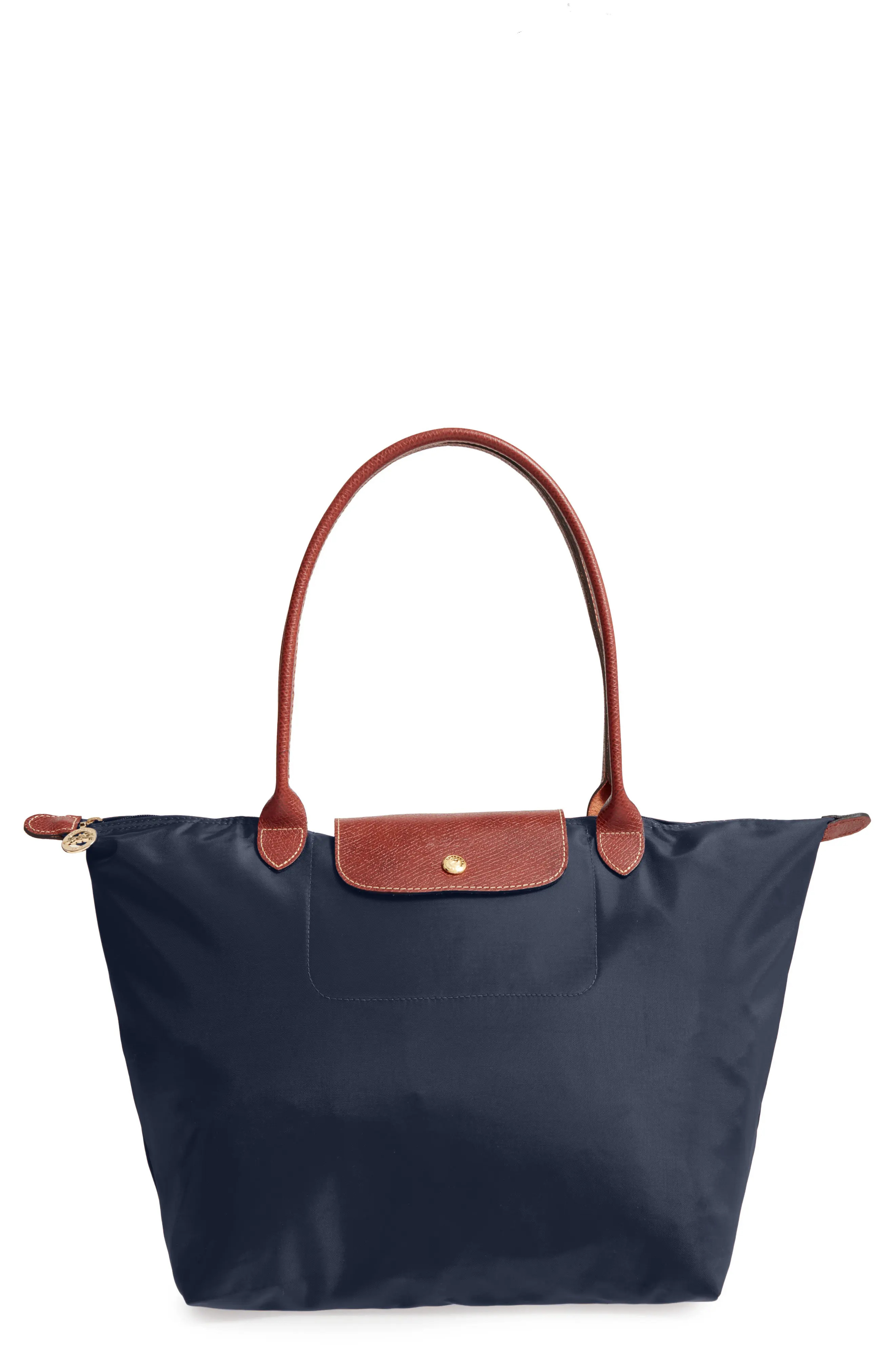 Longchamp Large Le Pliage Tote in New Navy at Nordstrom | Nordstrom