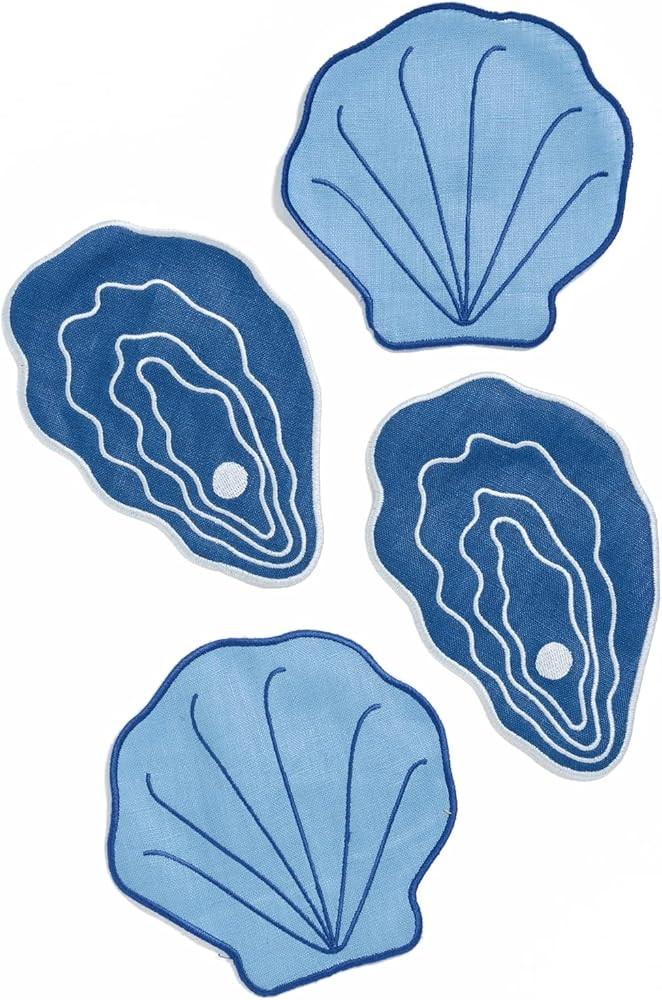 Piecework Puzzles Women's Shell Napkins | Amazon (US)