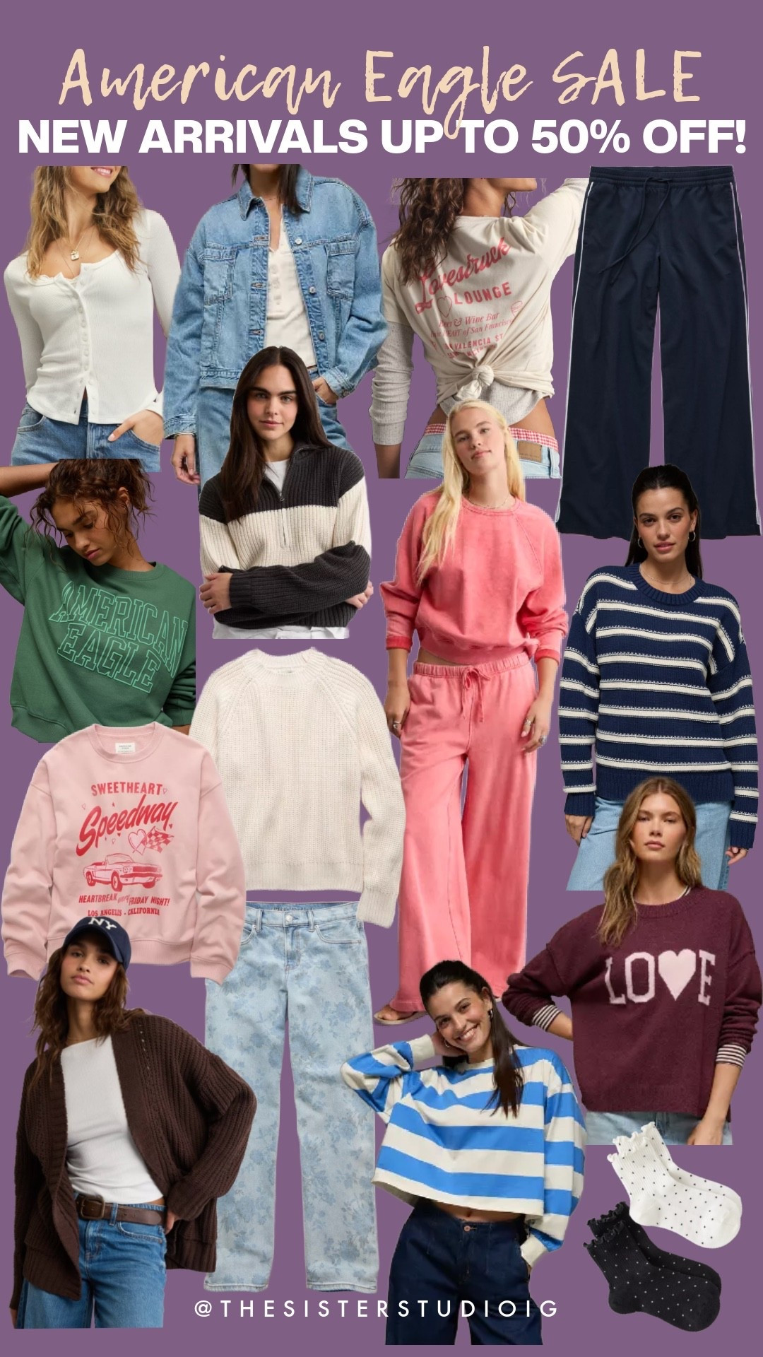 American eagle sale! New arrivals up to 50% off!

#LTKSaleAlert