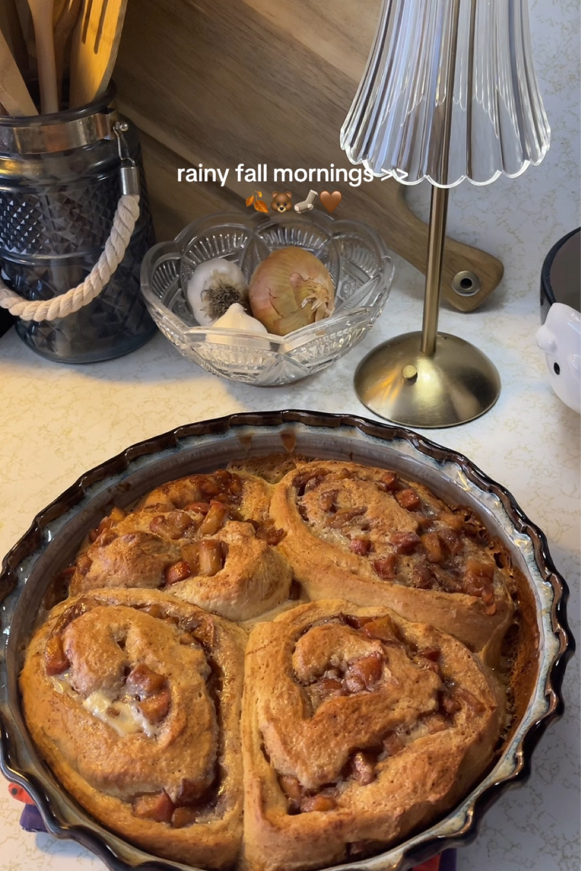 rainy morning calls for some cozy fall baking - apple pie cinnamon rolls 🍎🥮✨

#LTKHome #LTKSeasonal #LTKHoliday