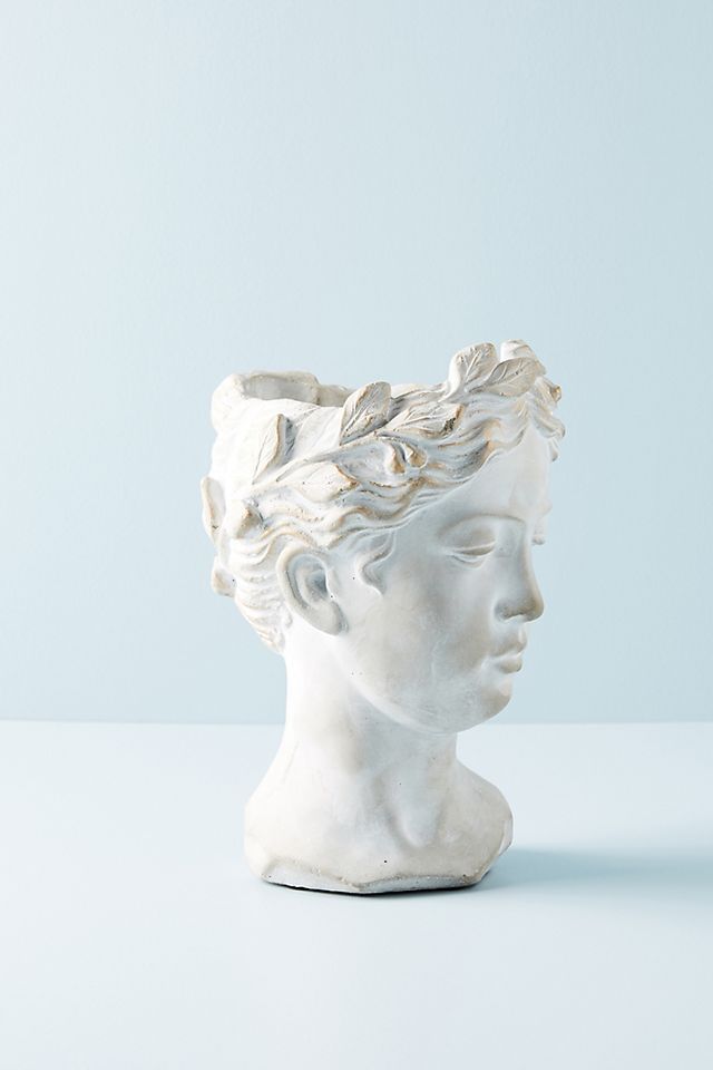 Grecian Bust Pot | Anthropologie (US)